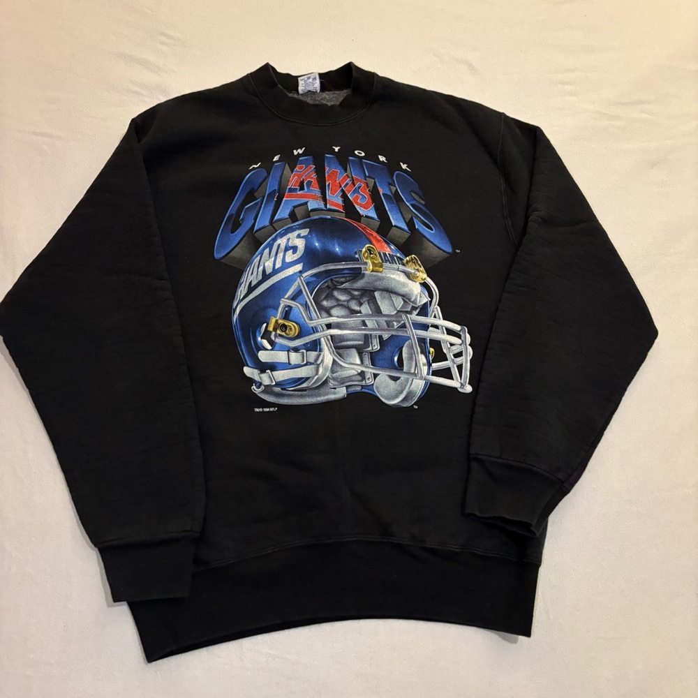 Vintage New York Giants Sweater Mens Lg NFL Football Salem Sportswear 90s 1994
